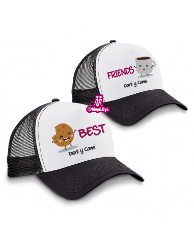 Gorras amigas personalizadas