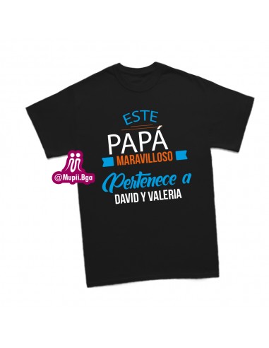 camiseta dia del padre personalizadas