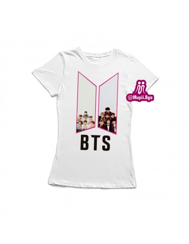 Camiseta BTS personalizada dama
