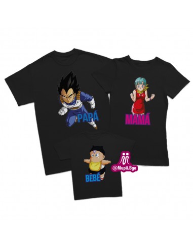 Camisetas familiares Dragon Ball Z...